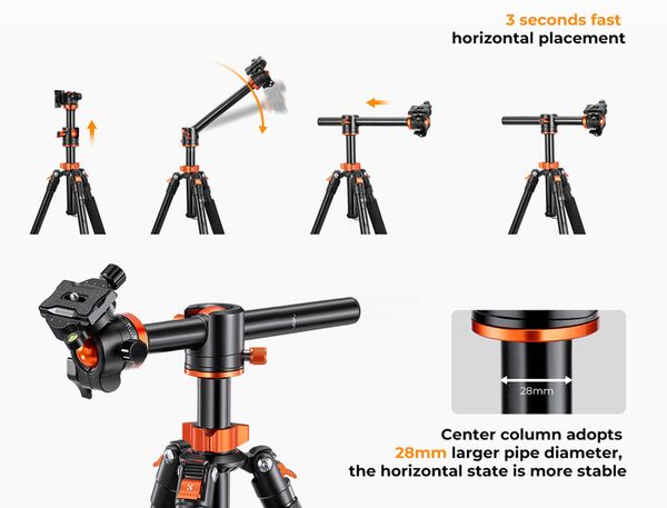 K&F Concept Trident-T Stativ 
