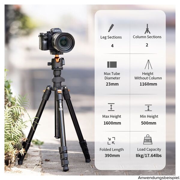 K&F Concept Tripod  BI234M