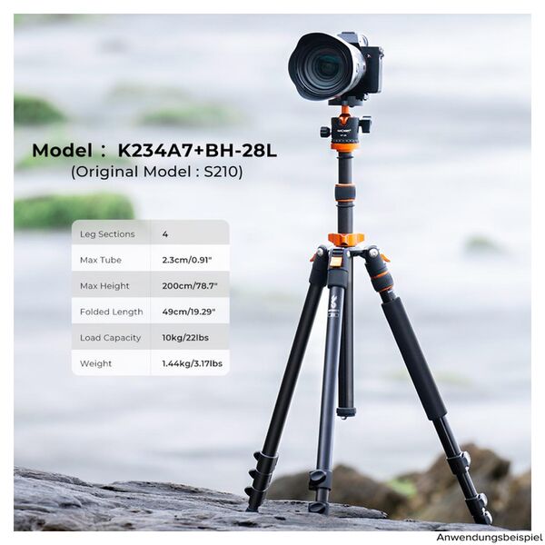 K&F Concept Tripod  K234A6