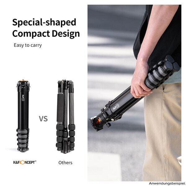 K&F Concept Tripod  M1+BH-35L