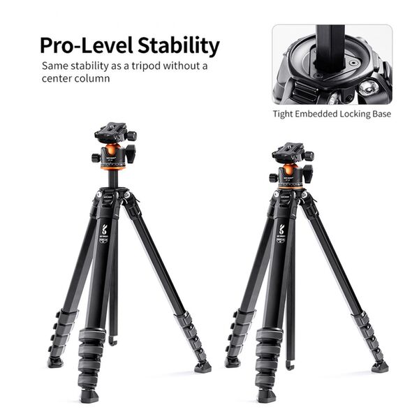 K&F Concept Tripod  M1+BH-35L
