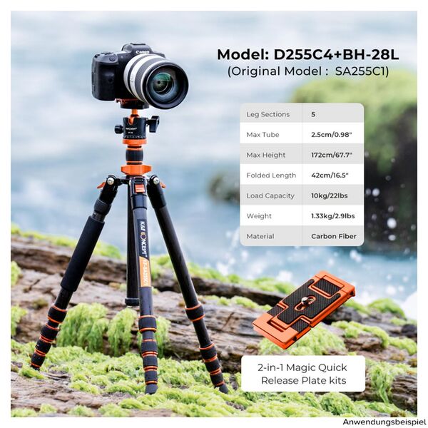 K&F Concept Tripod  SA255C1