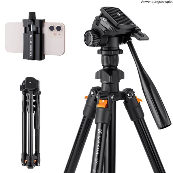 K&F Concept Tripod w/ Videohead 