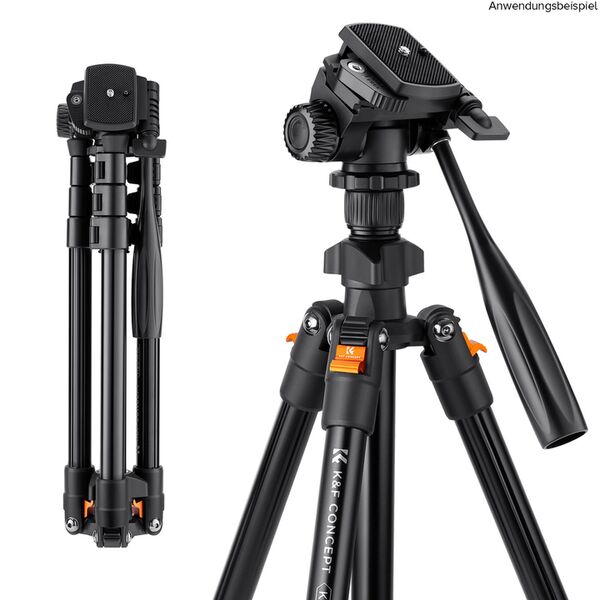 K&F Concept Tripod w/ Videohead 
