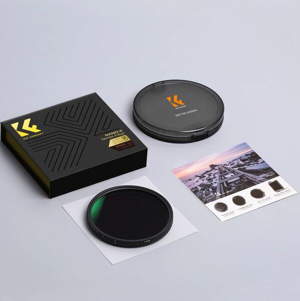 K&F Concept variabel ND Filter ND2-ND32 Nano X  62mm