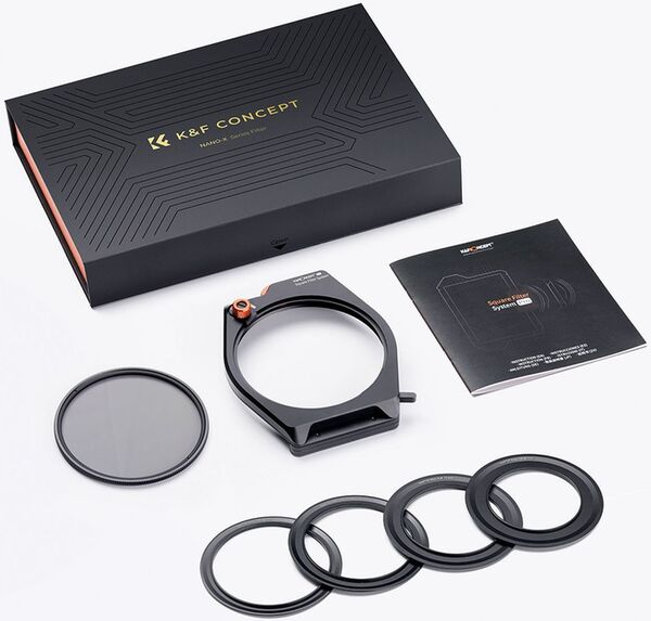 K&F Concept X-Pro Square Filter Houlder + 95mm CPL 