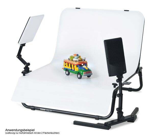 Kaiser Aufnahme-Set „easy-fit LED“ bestehend aus Aufnahmetisch „easy-fit“ (5845) und 2 x Desktop-Leuchte LED (5850) 