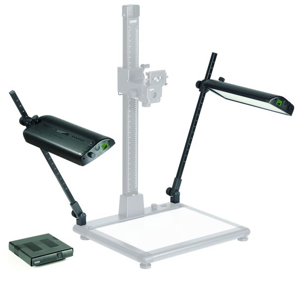 Kaiser Copylizer-Beleuchtungseinrichtung RB 525 AS, mit Thermo-Management. 2 x 192 SMD-LEDs, 5600 K, CRI: 95 