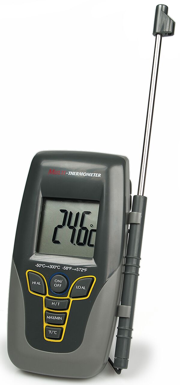 Kaiser Digital-Thermometer, -50°C bis +300°C, umschaltbar auf Fahrenheit, inkl. Batterie 1,5 V, Typ G-13 