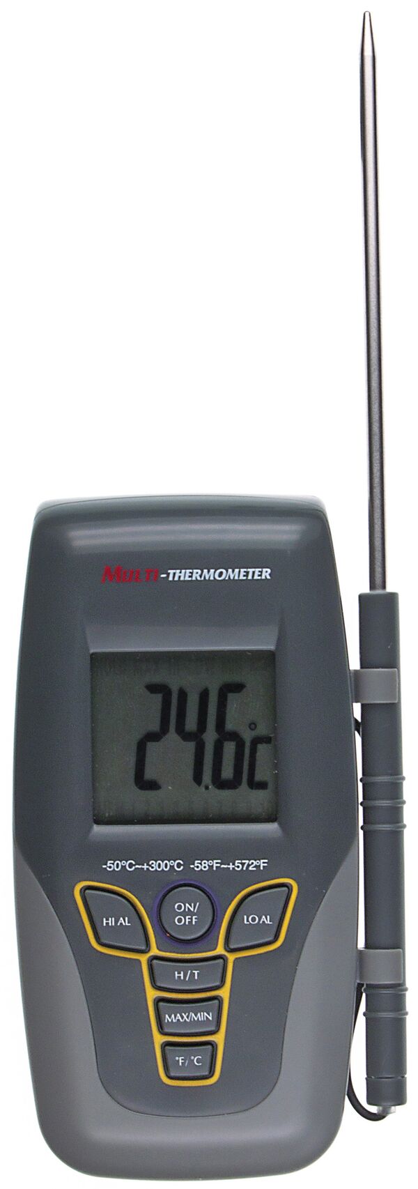 Kaiser Digital-Thermometer, -50°C bis +300°C, umschaltbar auf Fahrenheit, inkl. Batterie 1,5 V, Typ G-13 