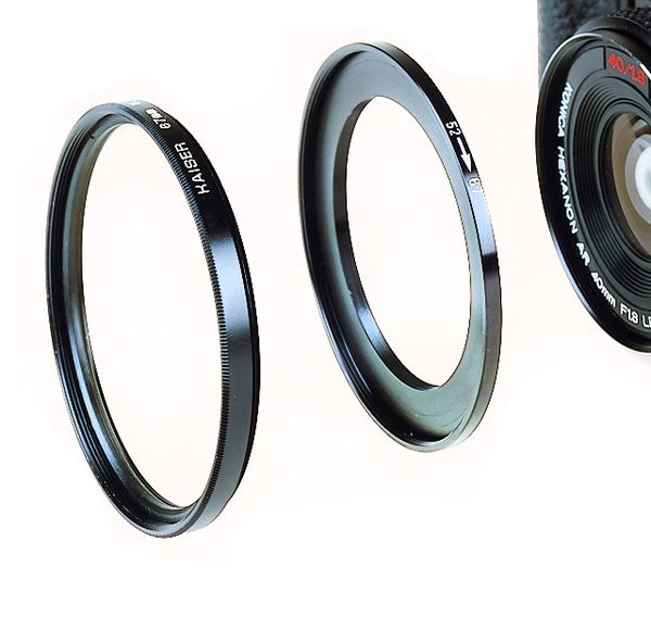 Kaiser Filter-Adapterring, schwarz  58 mm 77 mm