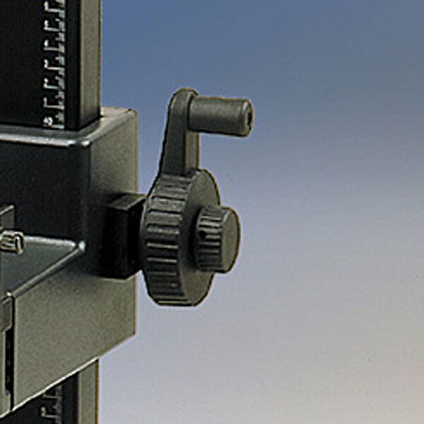 Kaiser Führungssäule mit Haltearm, Gewichtsausgleich, Zahnstange und Feintrieb  80 cm