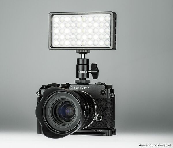 Kaiser Kugelgelenk HS, mit Aufsteckfuß und Stativgewinde 1/4 Zoll 