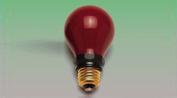 Kaiser Lampe 220V/15W rot E27 