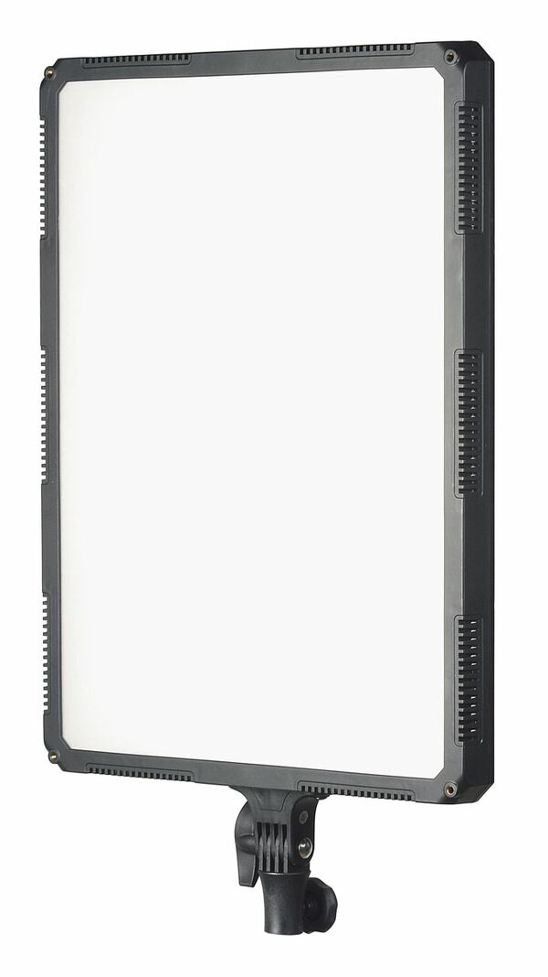 Kaiser LED-Flächenleuchte PL100D, 504 SMD-LEDs, 5600 K, CRI 95, TLCI 93, Leuchtfläche 36 x 51 cm, dimmbar, Netzbetrieb 