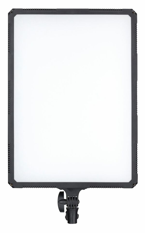 Kaiser LED-Flächenleuchte PL100D, 504 SMD-LEDs, 5600 K, CRI 95, TLCI 93, Leuchtfläche 36 x 51 cm, dimmbar, Netzbetrieb 