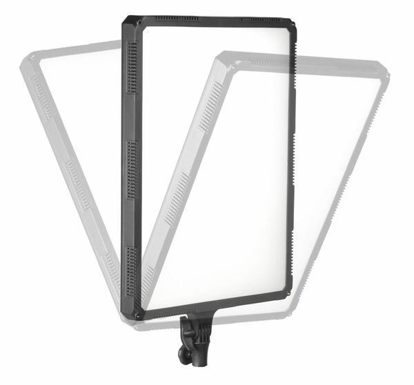 Kaiser LED-Flächenleuchte PL100D, 504 SMD-LEDs, 5600 K, CRI 95, TLCI 93, Leuchtfläche 36 x 51 cm, dimmbar, Netzbetrieb 