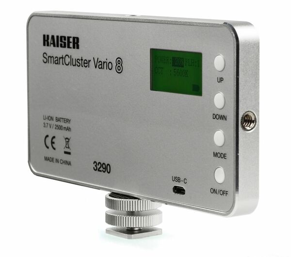 Kaiser LED-Kameraleuchte SmartCluster Vario 8 