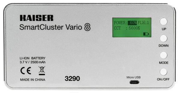 Kaiser LED-Kameraleuchte SmartCluster Vario 8 