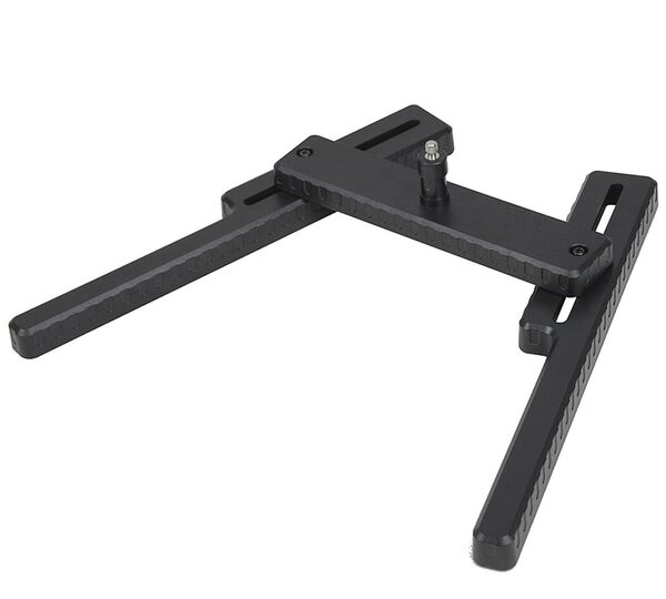 Kaiser Mehrzweck-Stativfuß mit 16 mm (5/8)-Normzapfen und 1/4-Anschlussgewinde, kompakt zusammenlegbar 