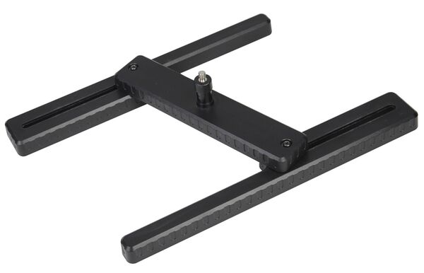 Kaiser Mehrzweck-Stativfuß mit 16 mm (5/8)-Normzapfen und 1/4-Anschlussgewinde, kompakt zusammenlegbar 