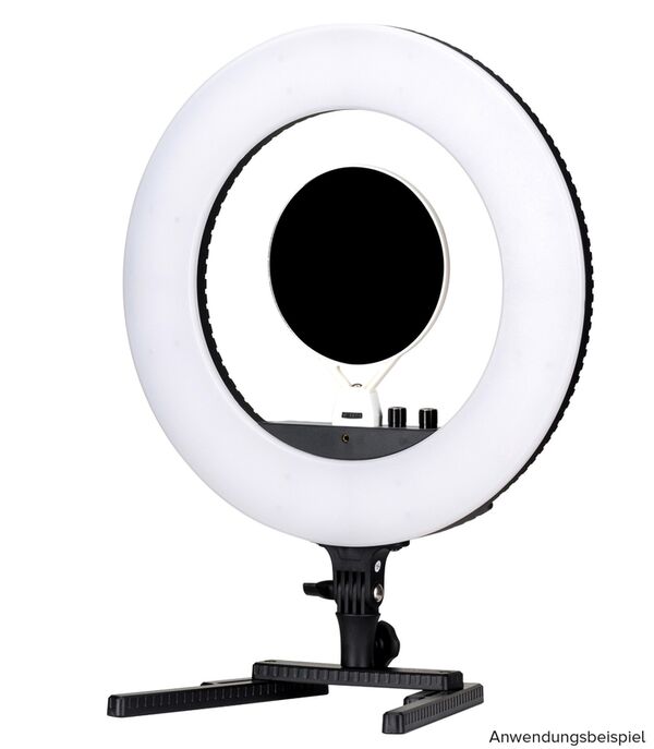 Kaiser Mehrzweck-Stativfuß mit 16 mm (5/8)-Normzapfen und 1/4-Anschlussgewinde, kompakt zusammenlegbar 