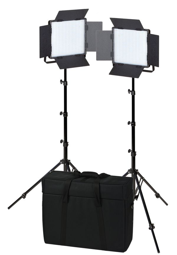 Nanlite LED-Beleuchtungs-Set CN-600CSA 2-Kit, mit zwei Leuchten CN-600CSA 