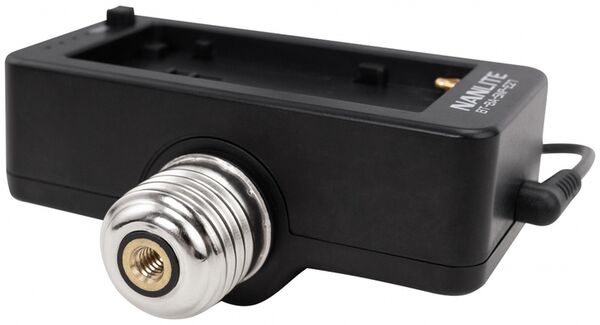 Nanlite  Akku-Adapter BT-BA-SNP-E27, mit E27-Fassung für PavoBulb 10C 
