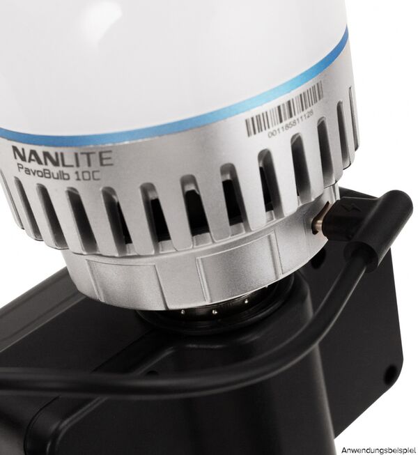 Nanlite  Akku-Adapter BT-BA-SNP-E27, mit E27-Fassung für PavoBulb 10C 