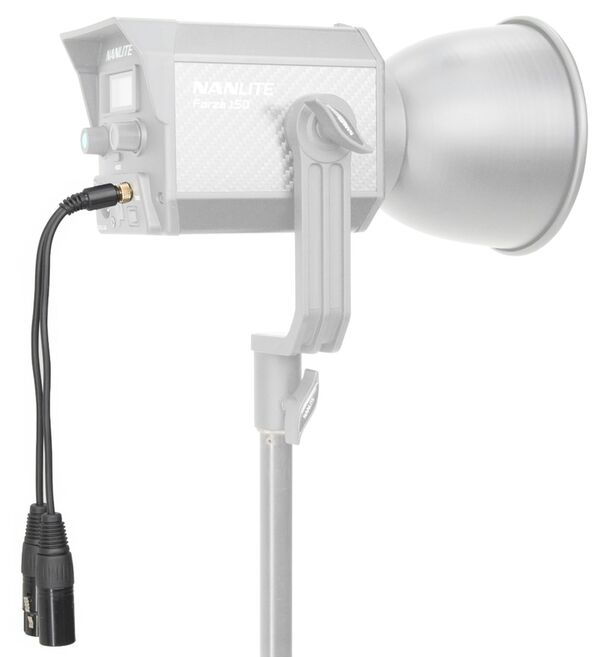 Nanlite  DMX-Adapterkabel CB-DMX-3.5C-1/2, für Forza 150 