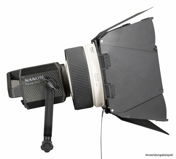 Nanlite  Fresnel-Vorsatz FL20G für Forza 300 / Forza 500, mit 4-Klappentor 