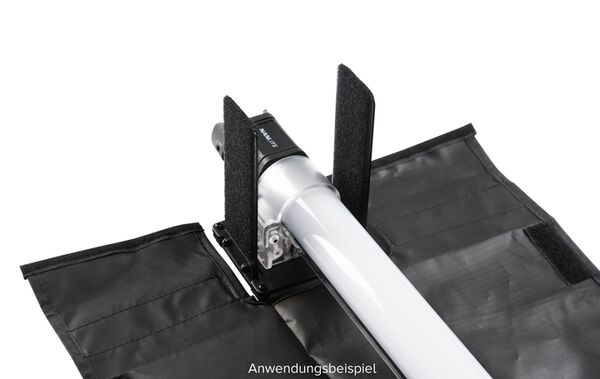 Nanlite Lichtklappenvorsatz BD-PTII30C+EC für PavoTube II 30C inkl. Stoffwabe 