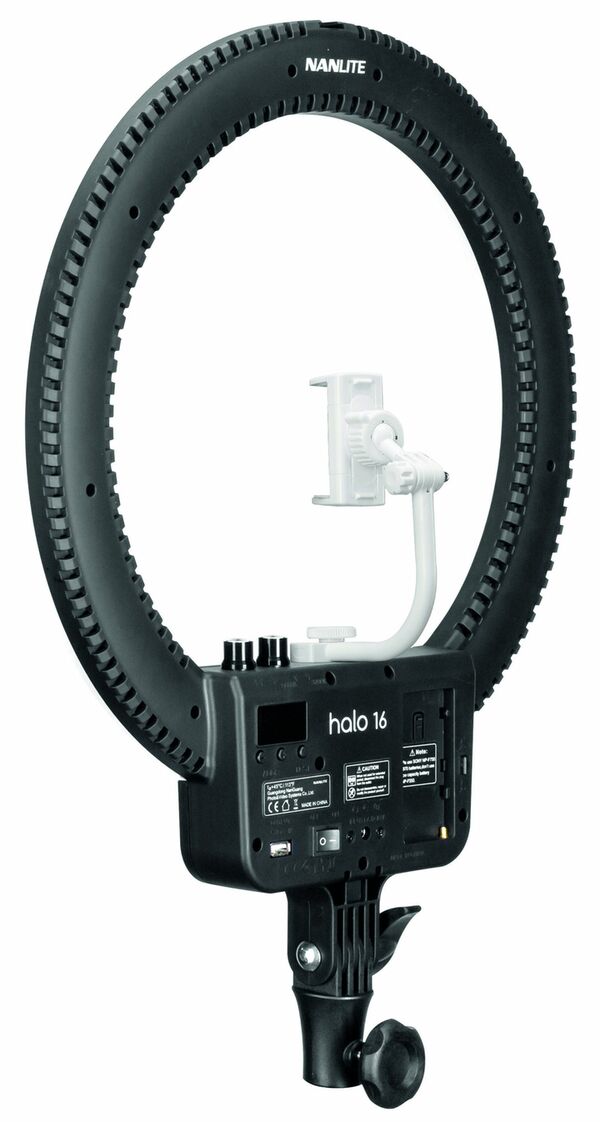 Nanlite Porträt-Ringleuchte halo 16 