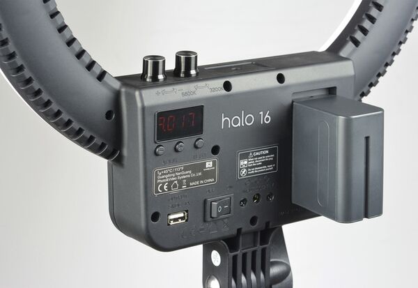 Nanlite Porträt-Ringleuchte halo 16 