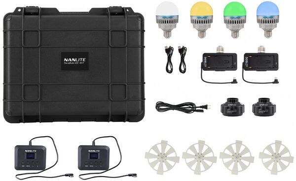 Nanlite  PavoBulb 10C  4Kit