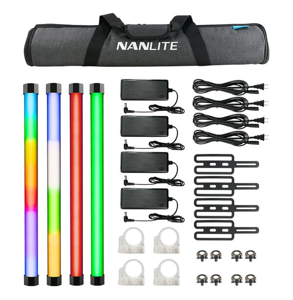 Nanlite PavoTube II RGBWW Farb-Effektleuchte  15X 4er  Kit