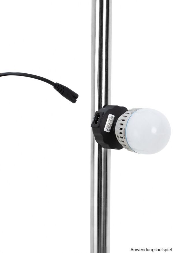 Nanlite  Standfuß / Magnetische Halterung AS-MBA-E27, für PavoBulb 10C. Mit E27-Fassung. Inkl. Netzkabel. 