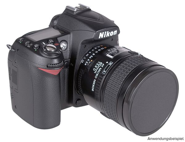 Kaiser Objektivschutzdeckel, schwarz  19 mm