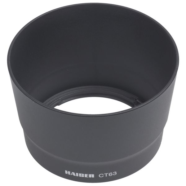 Kaiser Streulichtblende CT63, wie Canon ET-63, für Canon-Objektiv EF-S 55-250/4-5.6 IS STM 