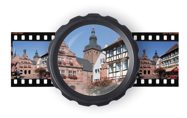 Kaiser Universal-Lupe 4,5 x, Betrachtungsfeld ø 45 mm, geeignet für Kleinbilddias 