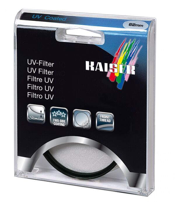 Kaiser UV-Filter beidseitig vergütet  37mm