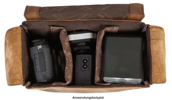 Kalahari Fototasche KAAMA LS-16  Leder