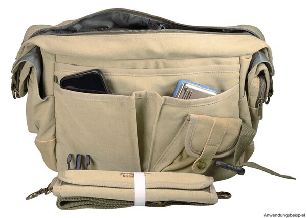 Kalahari Fototasche KAPAKO K-32  canvas khaki