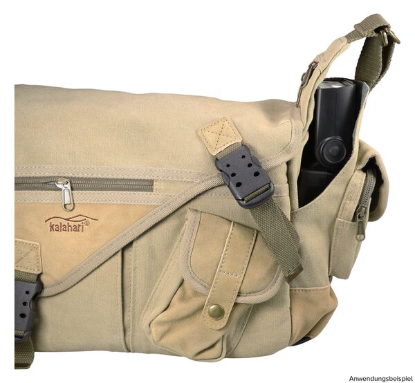 Kalahari Fototasche KAPAKO K-32  canvas khaki