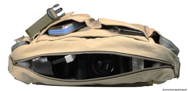 Kalahari Fototasche KAPAKO K-32  canvas khaki