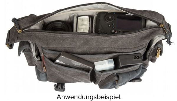 Kalahari Fototasche KAPAKO K-32  canvas schwarz