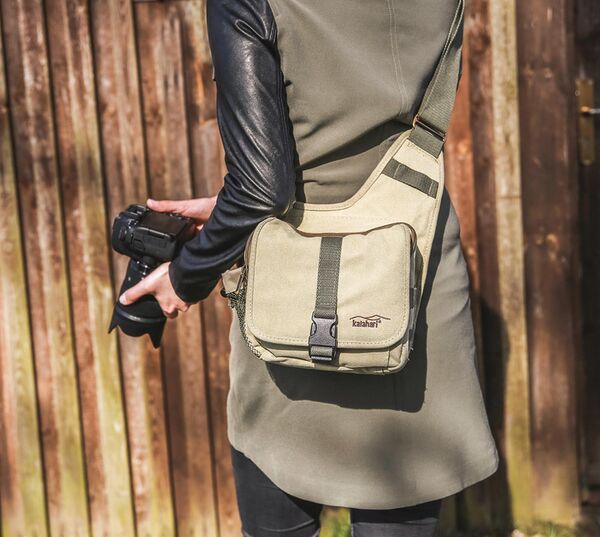 Kalahari Fototasche Kikao K-51  canvas-khaki