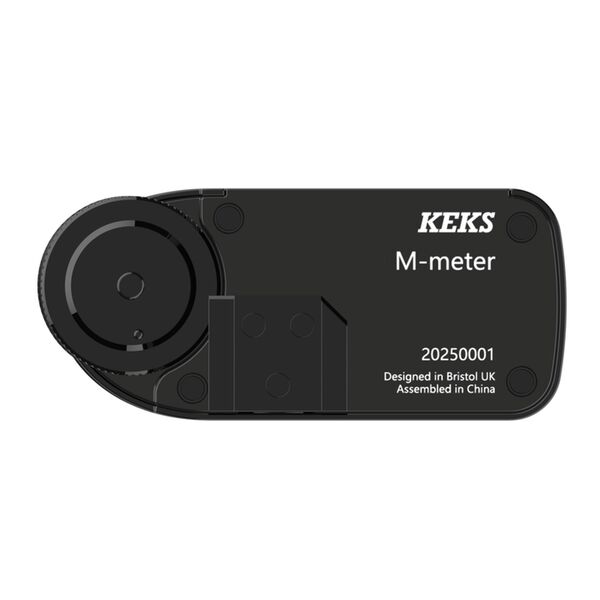 Keks M-Meter Chrome Belichtungsmesser  Aluminium schwarz