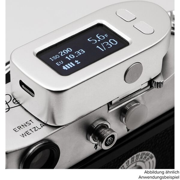 Keks M-Meter Chrome Belichtungsmesser aus Aluminium  Aluminium Chrom