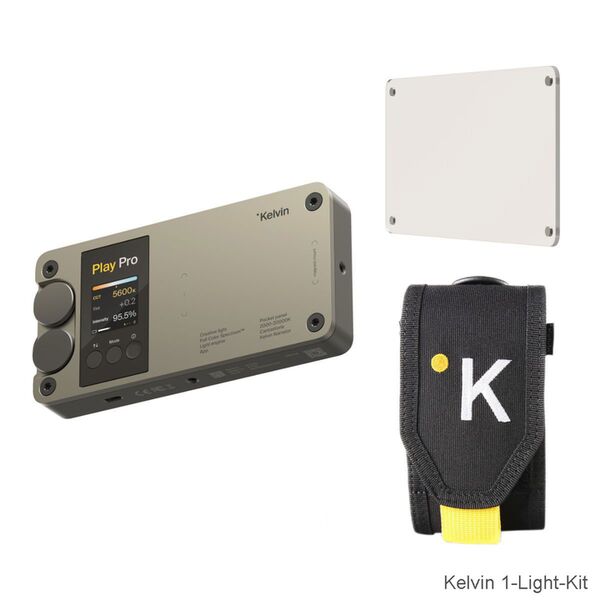 Kelvin PLAY PRO 1-Light Kit RGBACL LED-Kameraleuchte 